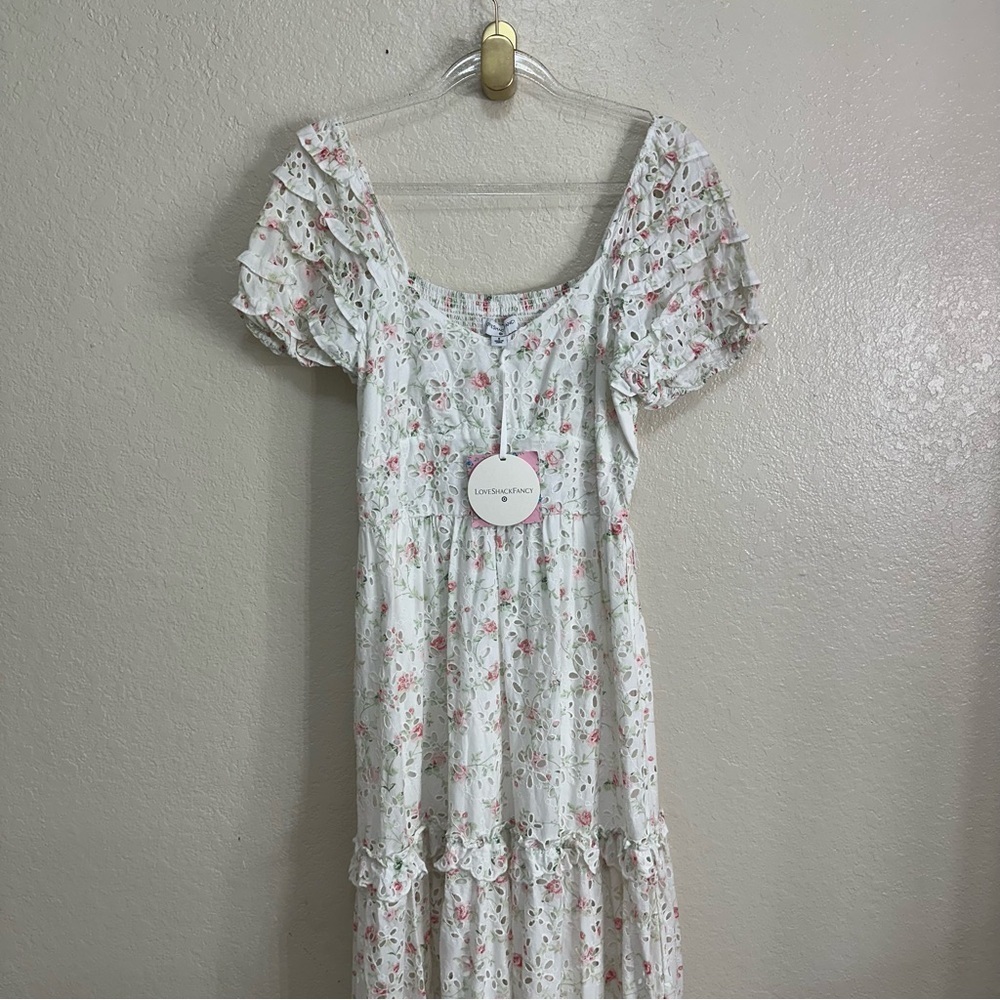 loveshackfancy Clementine floral dress Size 8 - Picture 6 of 16